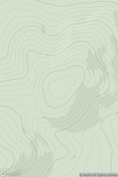Thumbnail image for Hog Hill [Firth of Forth to the River Tweed] [NT162421] showing contour plot for surrounding peak